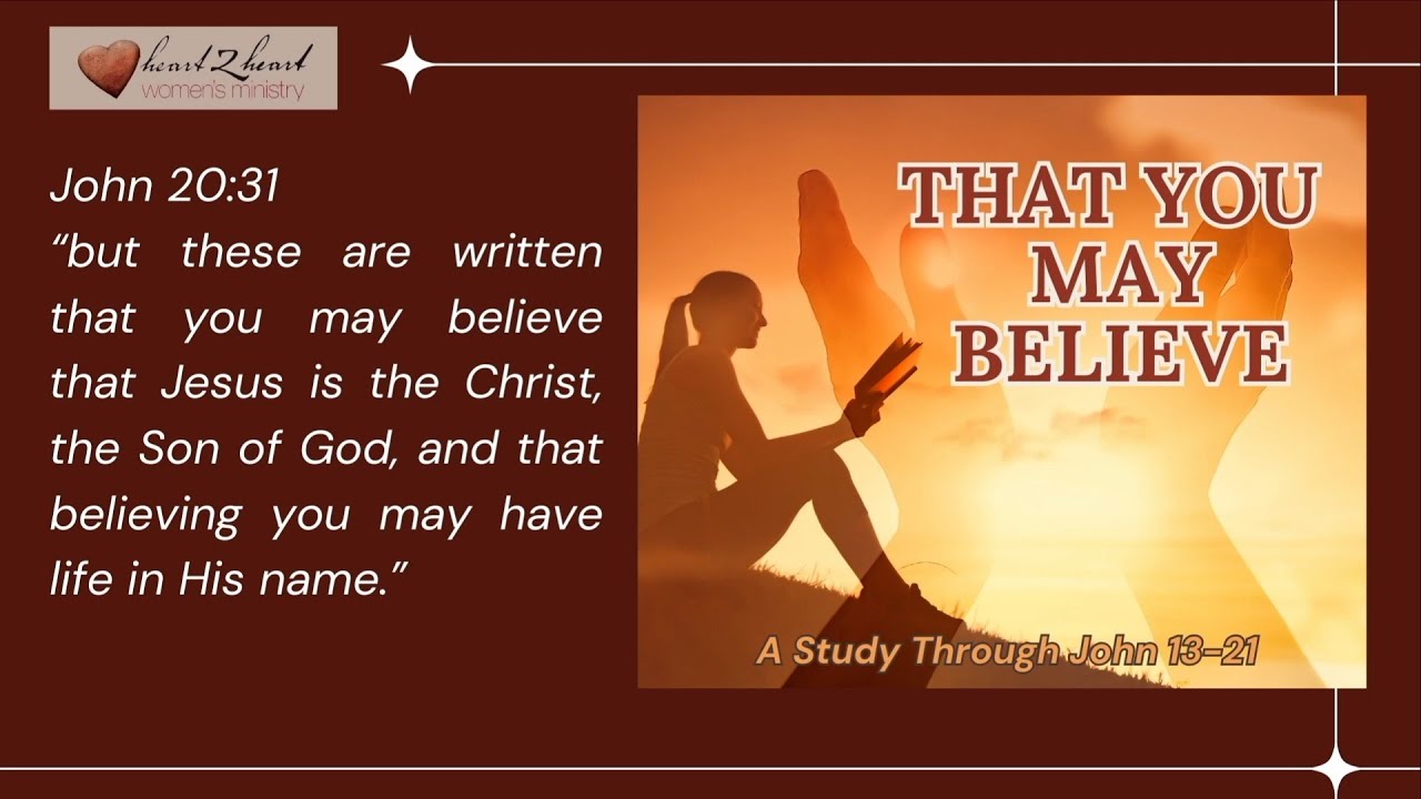 “John 13”-Lesson 1– 9/17/24-Bethany Wilson-Tuesday Women’s Bible Study